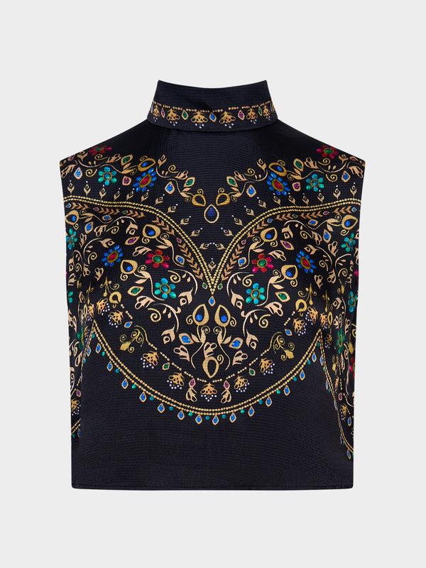 saloni Ren Top in Pendant Border