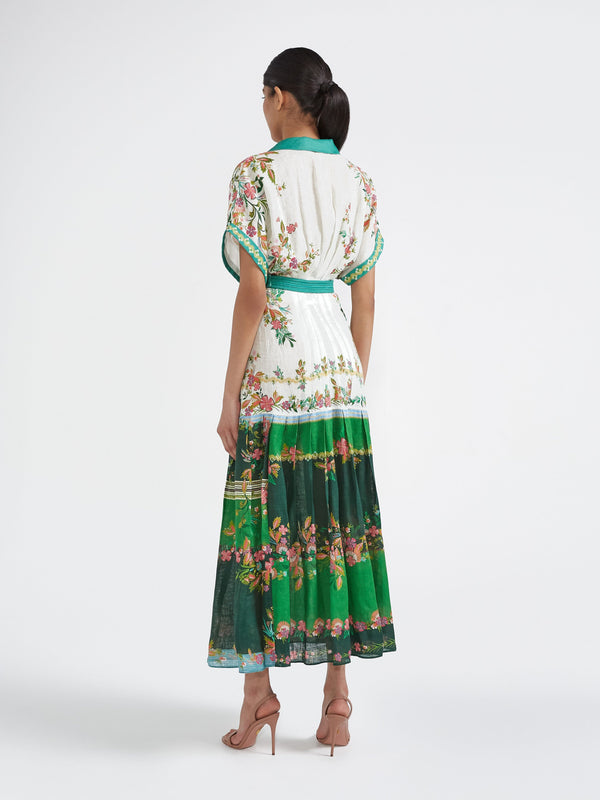 Saloni Riya B Dress In Zinnia River