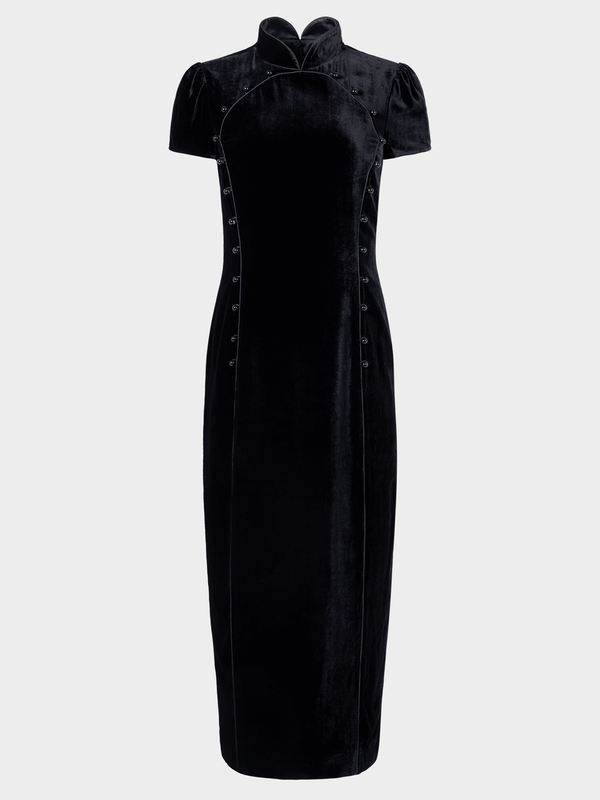 saloni Taro C Dress in Black