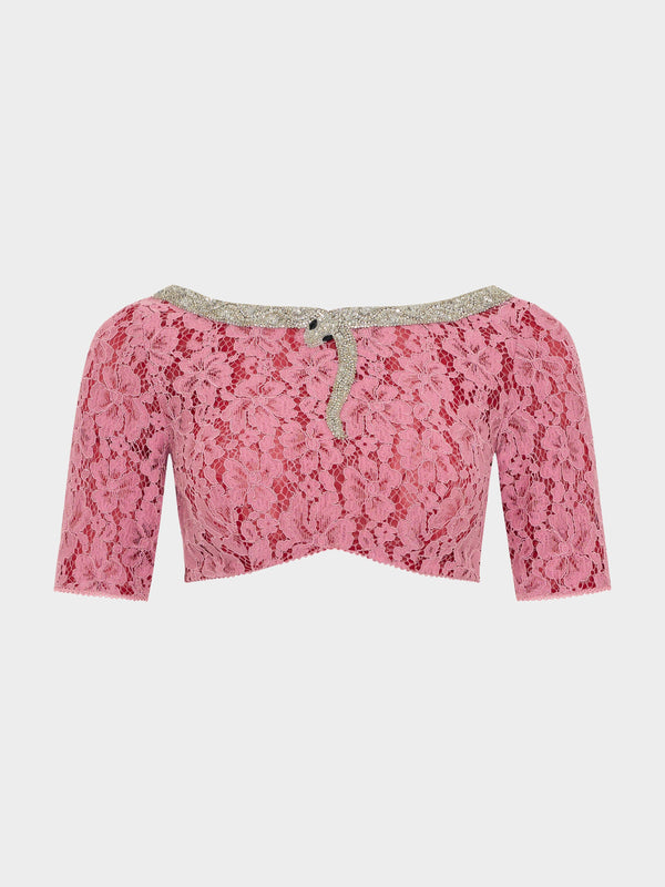 saloni Vee B Choli in Valentine Pink