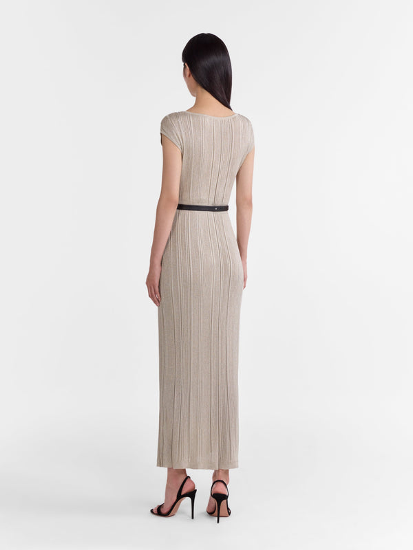 Saloni Venyx Shell Belt In Black