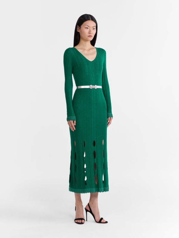 Saloni Venyx Shell Belt Silver