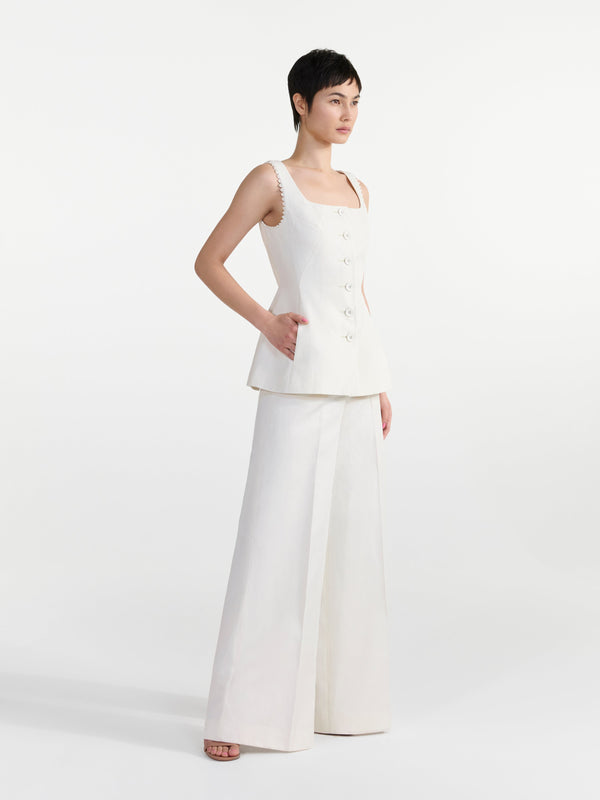 Saloni Walli Trouser In Cream