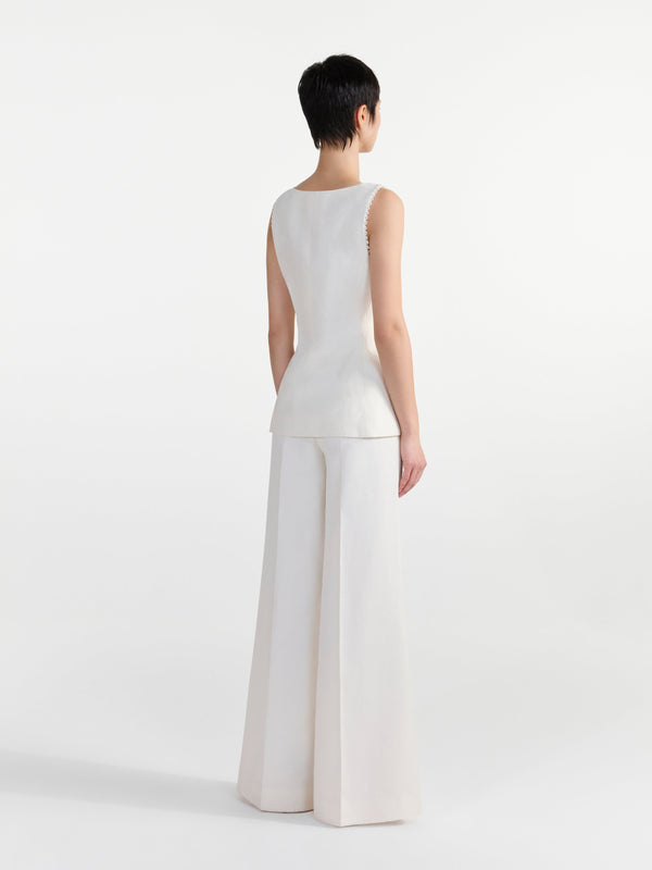 Saloni Walli Trouser In Cream