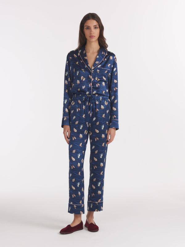 Saloni Women's Lounge PJ Set In Butterfly House