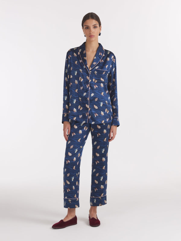 Saloni Women's Lounge PJ Set In Butterfly House