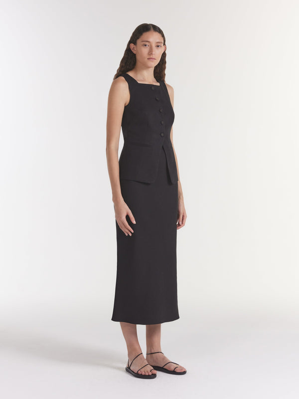 Saloni Zuzu Waistcoat In Black