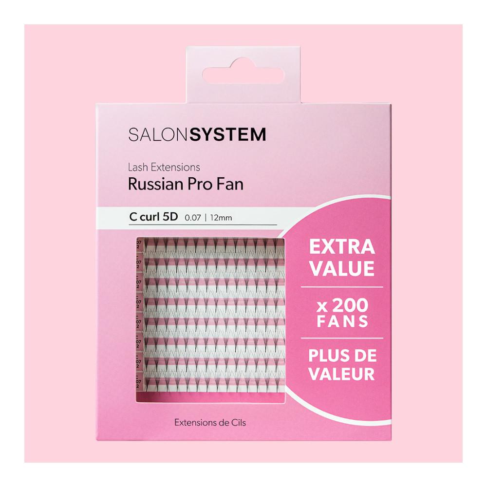 salonsystem Extra Value ProFan 5D C Curl 0.07 12mm