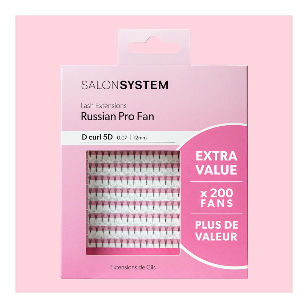 salonsystem Extra Value ProFan 5D D Curl 0.07 12mm