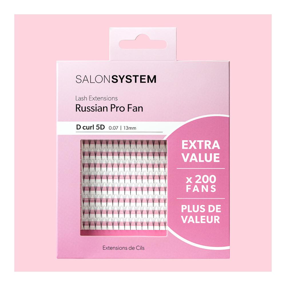 salonsystem Extra Value ProFan 5D D Curl 0.07 13mm