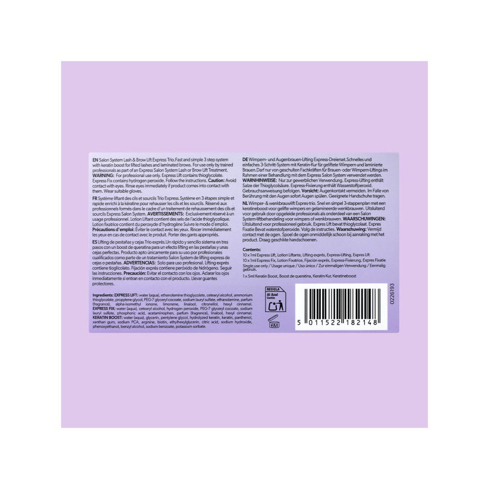 Salonsystem Lashlift / Browlift Express Trio