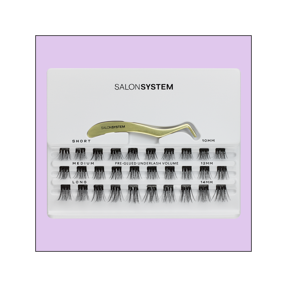 Salonsystem Underlash Pre-Glued Kit Volume Mixed