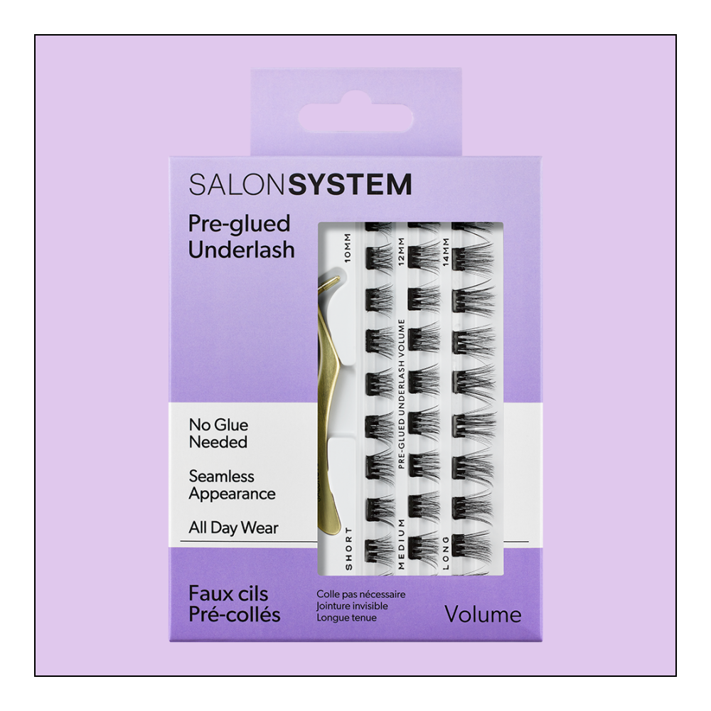 salonsystem Underlash Pre-Glued Kit Volume Mixed