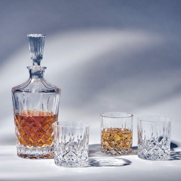 Salt & Pepper Bond Decanter & Tumbler Set - 5 Piece - Harding