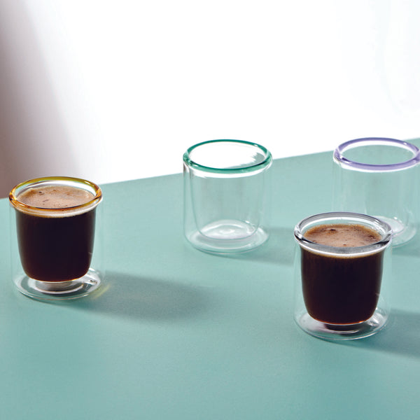 Salt & Pepper Brew Double Wall Espresso Glasses 115mL - Set Of 4
