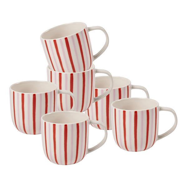 Salt & Pepper Anja Mugs 450mL - Set Of 6