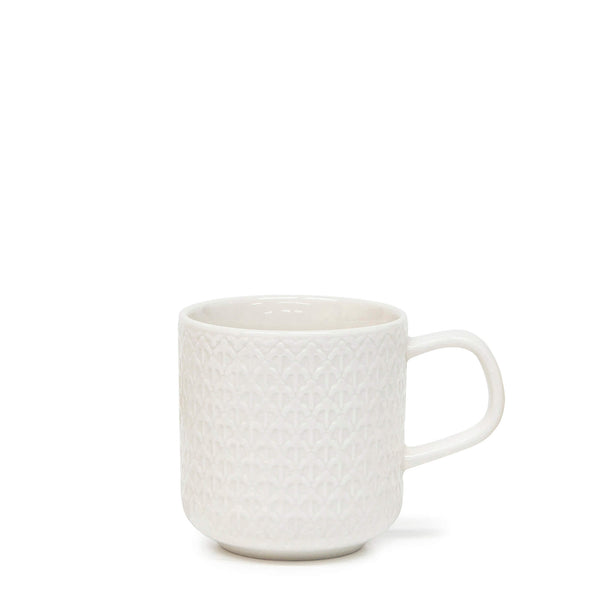 Salt & Pepper Barista Embossed Mug 300mL - Set Of 6