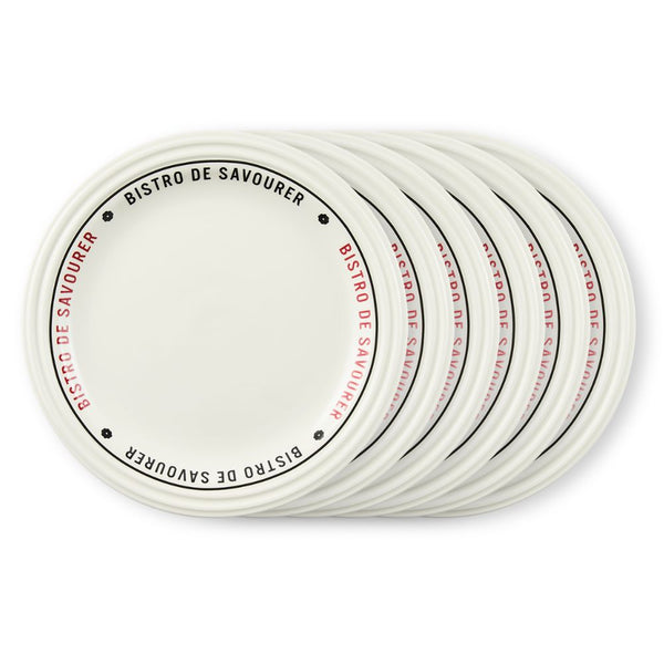 salt & pepper Bistro Dinner Plate 25cm - Set of 6