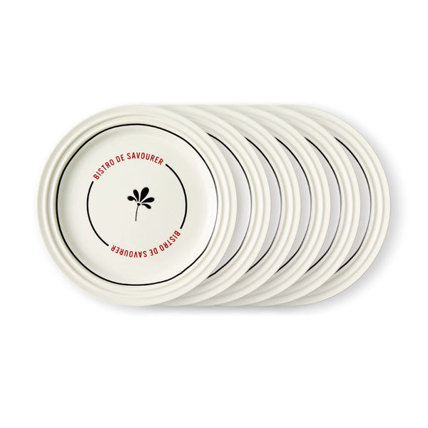 salt & pepper Bistro Side Plate 19cm - Set of 6