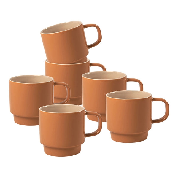 salt & pepper Bosu Mug 340ml - Set of 6