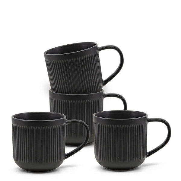 Salt & Pepper Brae Mugs 390mL - Set Of 4