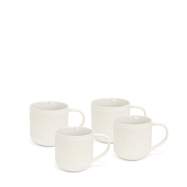 salt & pepper Brae Mugs 390mL - Set of 4