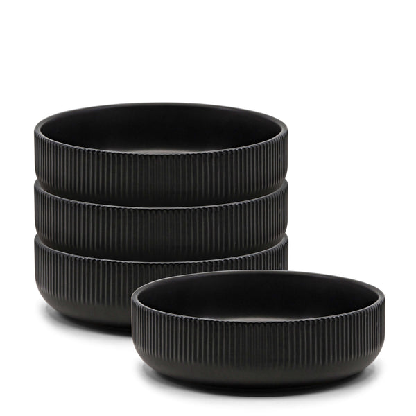 salt & pepper Brae Pasta Bowls 18 x 5.5cm - Set of 4
