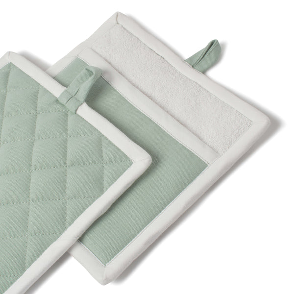 Salt & Pepper Chef Ellie Potholder 20 X 20cm - 2 Piece