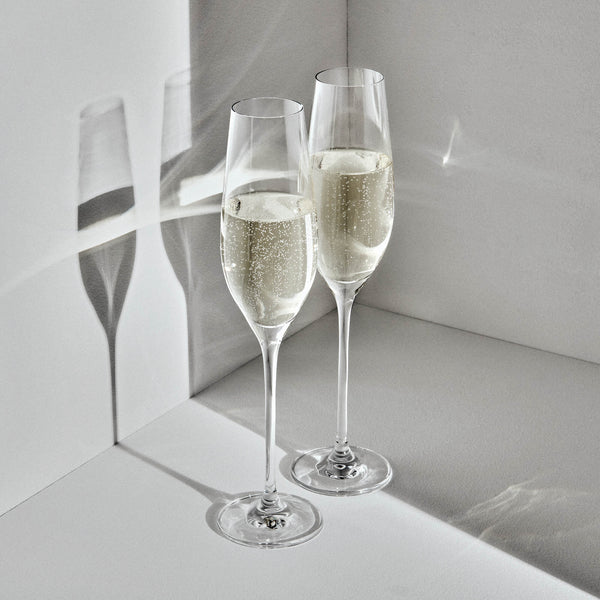Salt & Pepper Cuvee Champagne Flutes 210mL - Set Of 6
