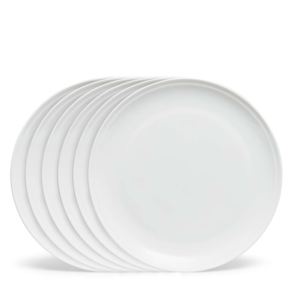salt & pepper Edge Dinner Plates 27.5cm - Set of 6