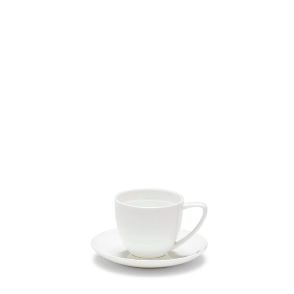 salt & pepper Edge Espresso Cup & Saucer 100mL