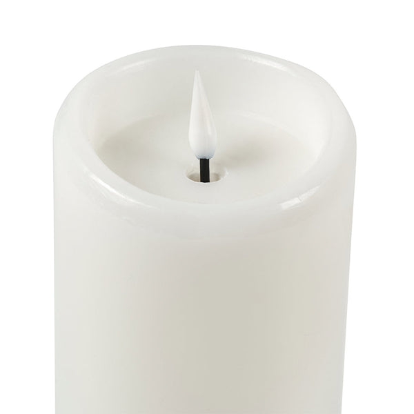 Salt & Pepper Flame LED Moving Candle 15cm