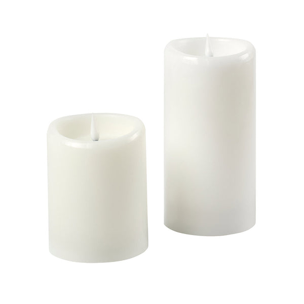 Salt & Pepper Flame LED Moving Candle 15cm