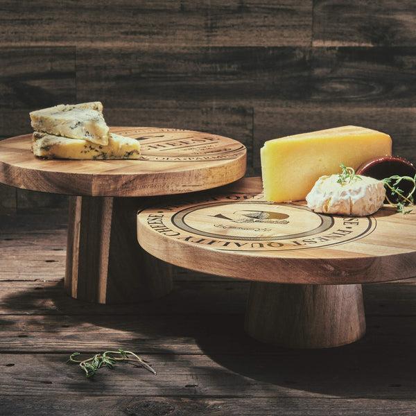 Salt & Pepper Fromage Serving Stands - 2 Piece