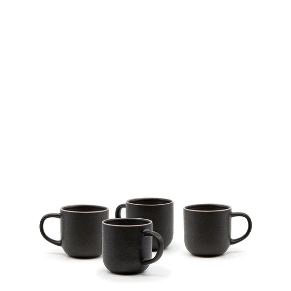Salt & Pepper Hana Mugs 380mL - Set Of 4