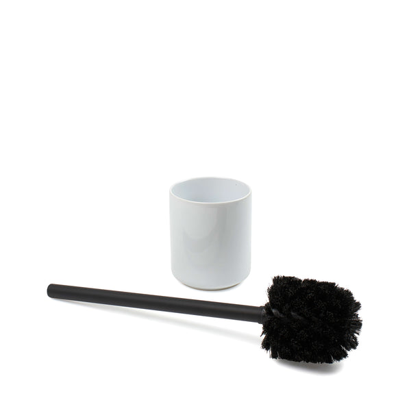 Salt & Pepper Hepburn Toilet Brush Holder