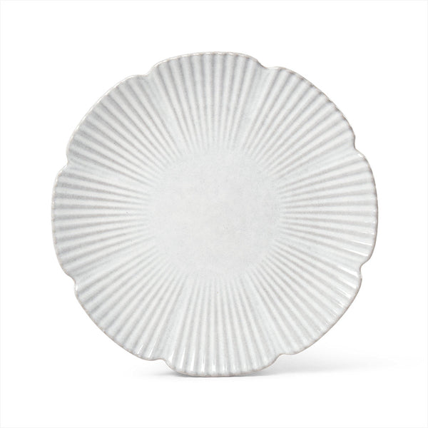 Salt & Pepper Hostess Flower Plate 20cm - Set Of 6