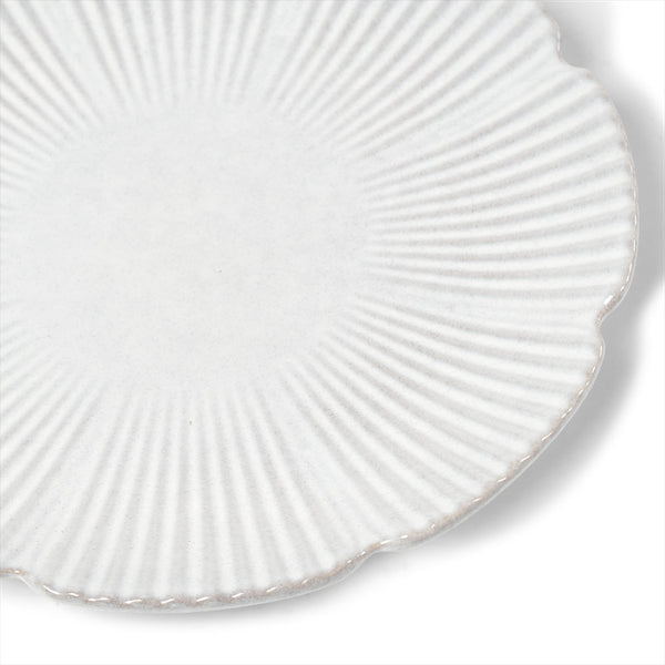 Salt & Pepper Hostess Flower Plate 20cm - Set Of 6