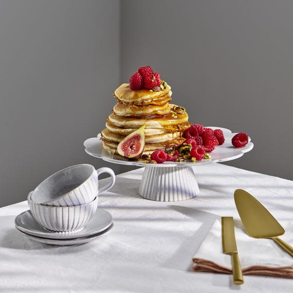 Salt & Pepper Hostess Teacup & Saucer 225ml