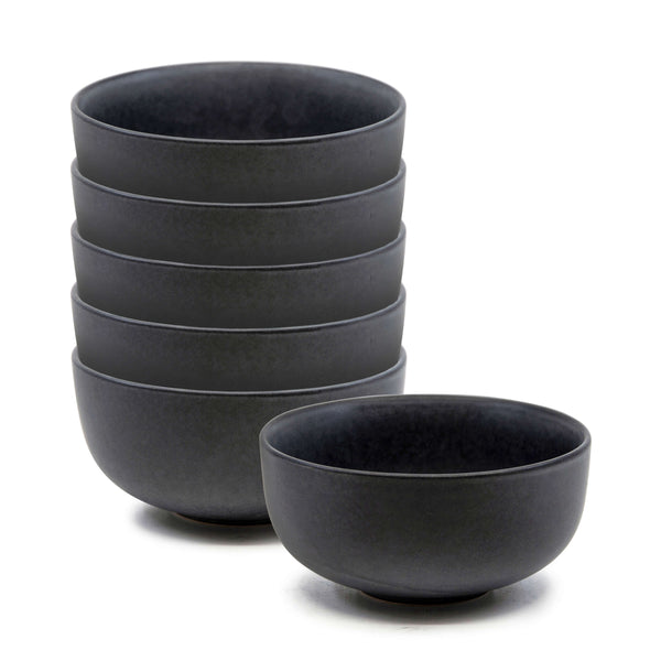 Salt & Pepper Hue Rice Bowls 12 X 6cm - Set Of 6