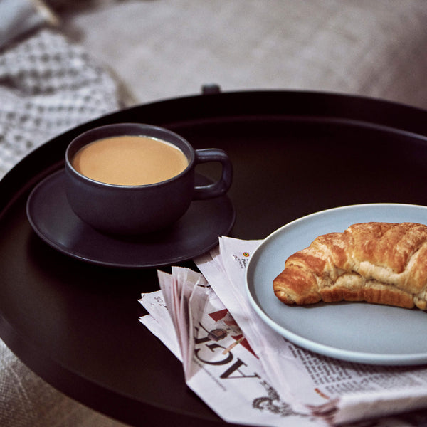 Salt & Pepper Hue Tea Cup & Saucer 200mL