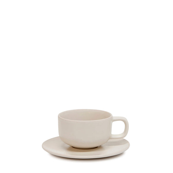 salt & pepper Hue Tea Cup & Saucer 200mL