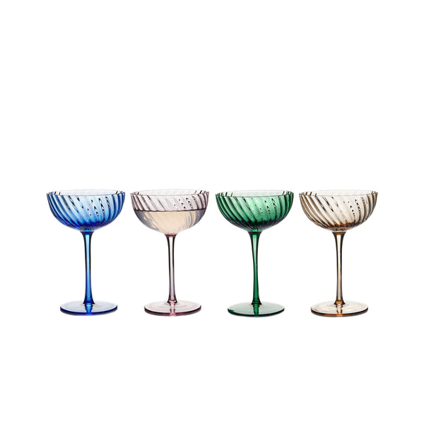 Salt & Pepper Layla Cocktail Glasses 225mL - Set Of 4