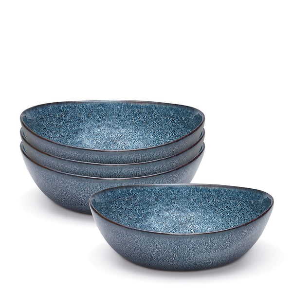 salt & pepper Nomad Pasta Bowls 20 x 6.5cm - Set of 4