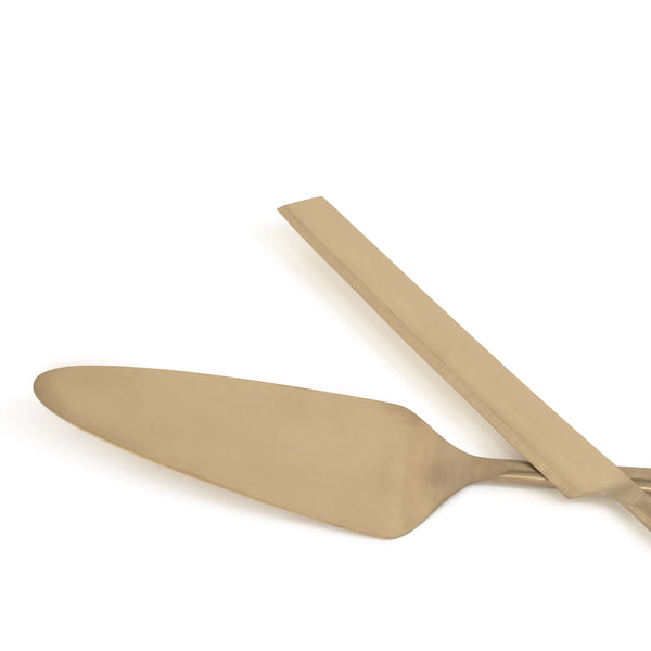 Salt & Pepper Novaro Cake Server - 2 Piece