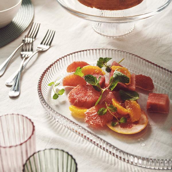 Salt & Pepper Ogin Glass Oval Platter 38 X 25cm