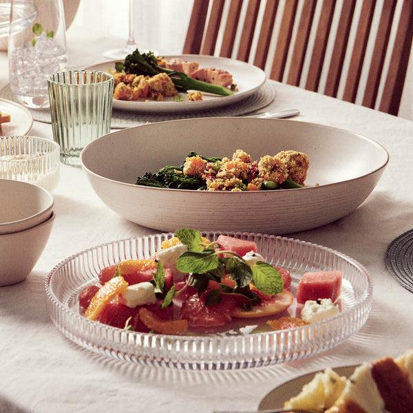 Salt & Pepper Ogin Glass Platter 30 X 3.5cm