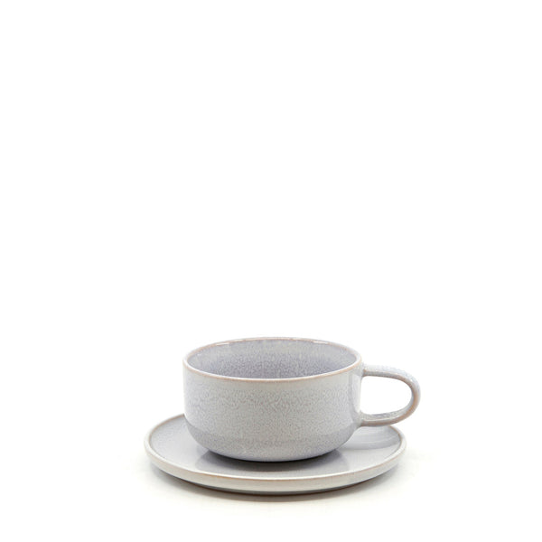 Salt & Pepper Relic Tea Cup & Saucer 260mL