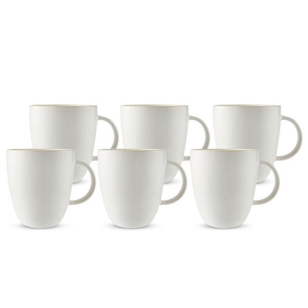salt & pepper Riley Mug 400mL - Set of 6