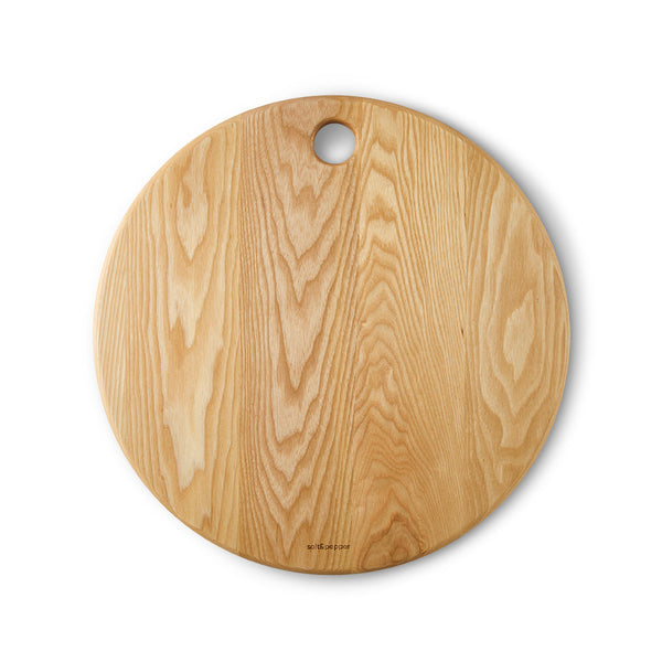 Salt & Pepper Riley Round Serving Board